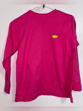 Masters Kids Long-Sleeve Pink Top size medium azalea flowers